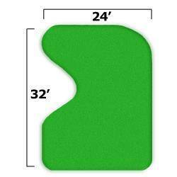 Cimarron Sports 'Par Saver' Putting Green Without Fringe - CMAL-NPGKPnF15x19K